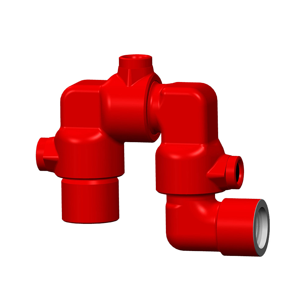 ข้อต่อหมุนรัศมีสั้นสไตล์ 80