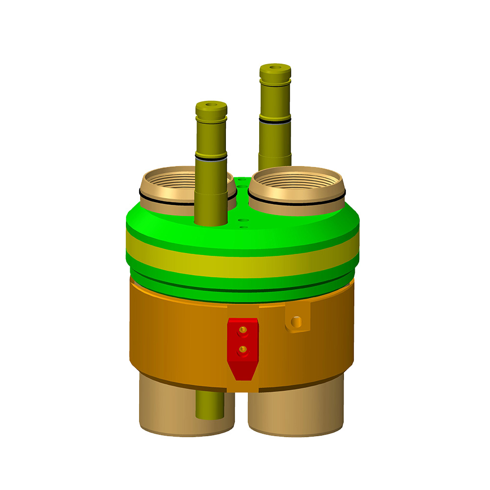 ที่แขวนท่อสำหรับท่อคู่